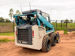 skid-loader-in-a-construction-site