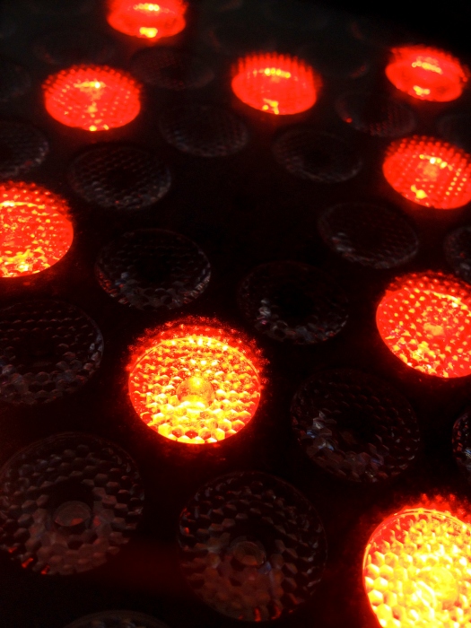 lighting laser projector lamp details extreme close up